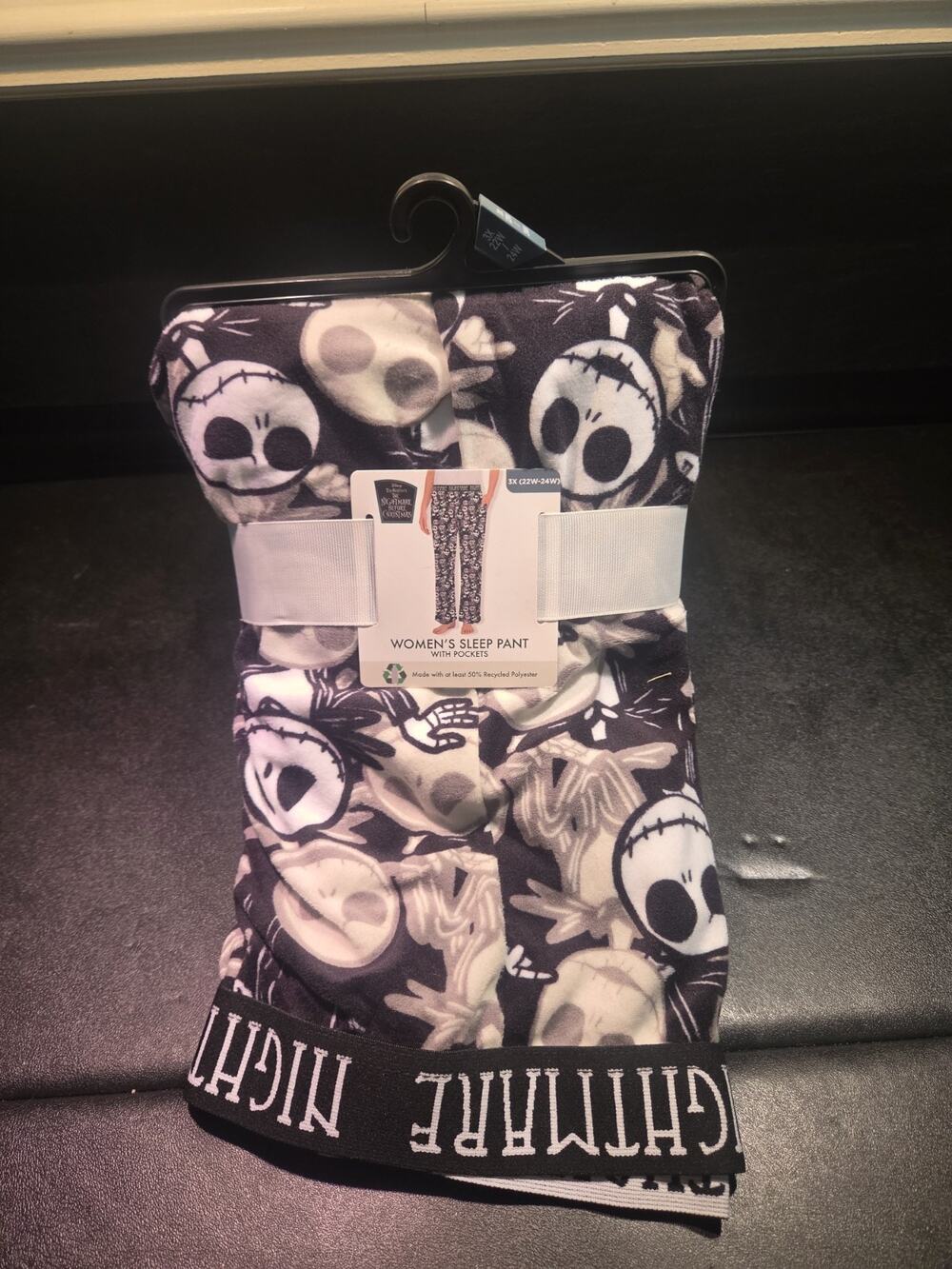Disney The Nightmare Before Christmas Women’s Sleep Pants With Pockets Size 3XL